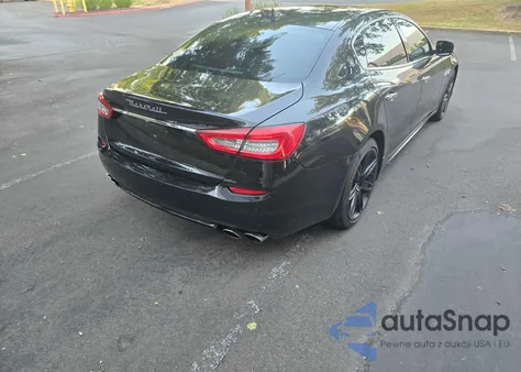 2014 Maserati Quattroporte S z USA, uszkodzony, nr VIN ZAM56RRA6E1089719